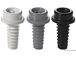 Bottoni universali CAF-COMPO nero filetto lungo