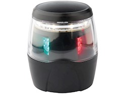 Luce di navigazione tricolore 360° corpo nero