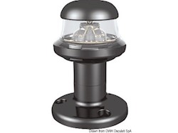 Fanale nero led 360°