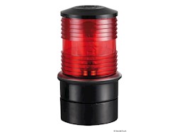 Fanale testa albero rosso/nero 360°