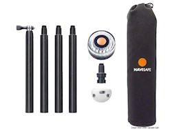 Kit fissaggio Navisafe + asta + luce 360°