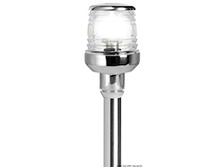 Asta Inox abbattibile 60 cm fanale LED inox