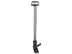 Fanale di fonda con asta abbattibile LED 360° con inclinazione regolabile