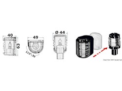 Fanale Utility 88 testa/albero