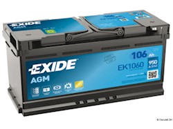 Batteria EXIDE EK720 - AGM 70 Ah