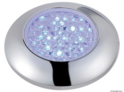 Plafoniera stagna LED cromata