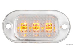 Luce cortesia inox 3 LED blu