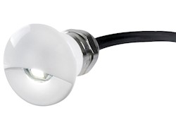 Luce di cortesia luce LED bianca corpo inox lucido