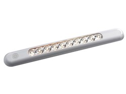 Plafoniera LED da appoggio bianca 230x24x11 mm