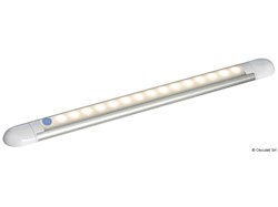 Plafoniera lineare a 14 LED bianca 12 V
