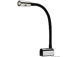 Faretto LED snodato testa letto/lettura carte