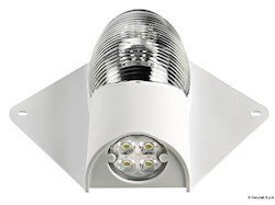 Luce di via/coperta Led 12/24 V corpo bianco