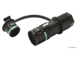 Presa/Spina da pannello o parete 2/3/4 poli connessione a scatto