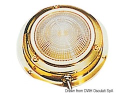 Plafoniera ottone 140 mm