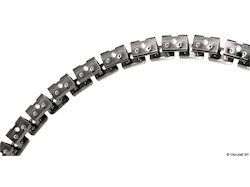 Supporto acciaio inox flessibile per barra led 2mt