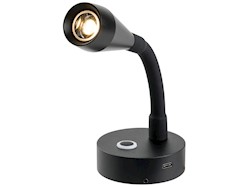 Faretto LED snodato total black