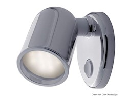 Plafoniera Tube ABS cromato