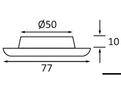 Plafoniera Nova 2 white switch