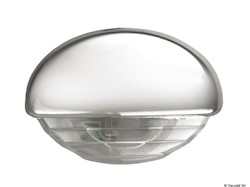 Luce cortesia ad incasso cromata LED blu