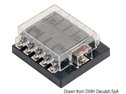 Box per 10 fusibili lamellari