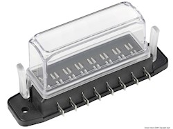 Scatola portafusib. lamellari alta imper. 8 posti