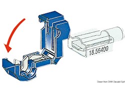 Morsetti a "T” a perforazione d'isolante