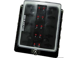 Scatola portafusibili lamellari MINI 10 uscite