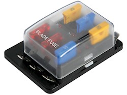 Scatola portafusibili con spie 4 sedi