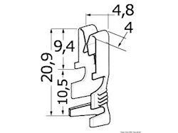 Contatti in ottone stagnato
