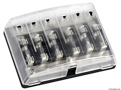 Scatola portafusibili in vetro