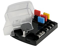 Scatola portafusibili riarmabili 6 sedi