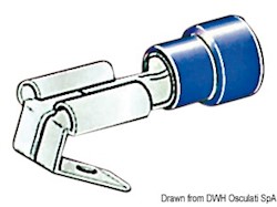 Piggy-Back faston doppio preisolato da 6,3 mm