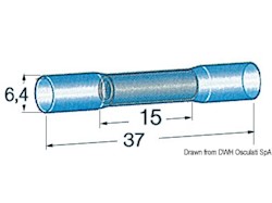 Tubetto preisolato termoretraibile 2 cavi per giunzione stagna
