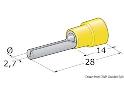 Spinotto giunzione maschio 2,5-6 mm²