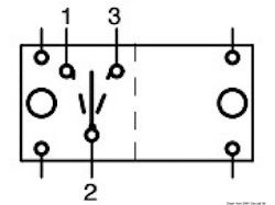 Interruttore ON-OFF-ON 12 V