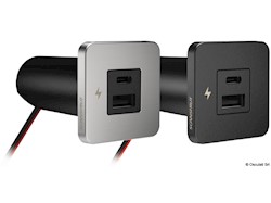 Presa doppia USB-A + USB-C SCANSTRUT Tile