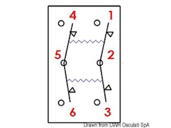 Interruttore Marina R ON-OFF-ON