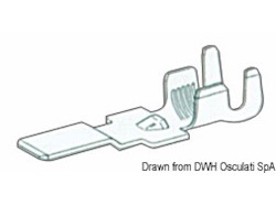 Faston maschio per cavi 4/6 mm²