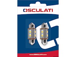 2 Lampadine LED a siluro 36 mm 2W