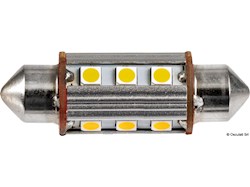 2 Lampadine LED a siluro 42 mm 3000 K 2,5W
