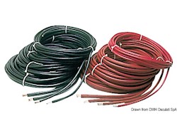 Cavo per batterie in rame con rivestimento isolante in resina sintetica