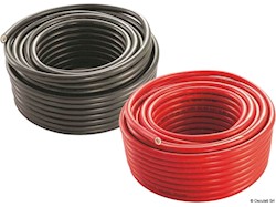 Cavo batterie rosso in rame stagnato 25 mm