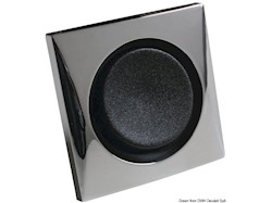 Interruttore singolo cromato/nero