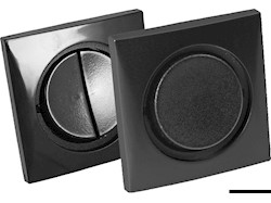 Interruttore singolo nero/nero