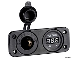 Voltmetro digitale e presa corrente