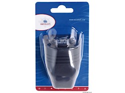 Voltometro digitale e prese corrente con montaggio su piano