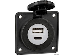 Presa incasso doppia USB Type-A + Type-C