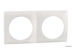 Cornice doppia bianca