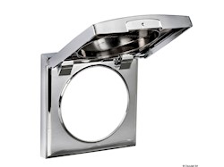 Cornice con coperchio cromata