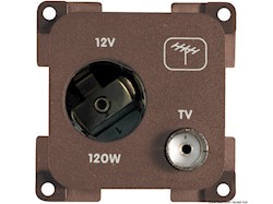 Presa antenna marrone